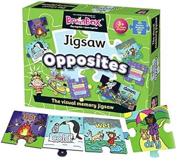 Brain Box Jigsaw Opposites La Memoria Visiva Jigsaw Amazon It Giochi E Giocattoli