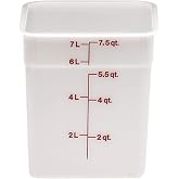 Cambro 8SFSP148 White Poly 8 Qt Cam-Square Container