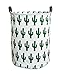 ESSME Laundry Hamper,Collapsible Canvas Waterproof Storage Bin for Kids, Nursery Hamper,Gift Baskets,Home Organizer(Cactus)