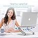 Laptop Stand, Boyata Adjustable Laptop Riser with Antiskid Silicone and Protective Hooks, Aluminum Notebook Stand for Laptop up to 17.3 Inches, Laptop Holder Compatible for MacBook, Surface Laptopthumb 4