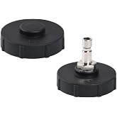 PESIKO 2PCS 43.5mm Master Cylinder Adapter Set, Brake Bleeder Adapter Use for Chrysler, Dodge, Jeep and Plymouth, Use with 4L Brake Fluid Bleeder