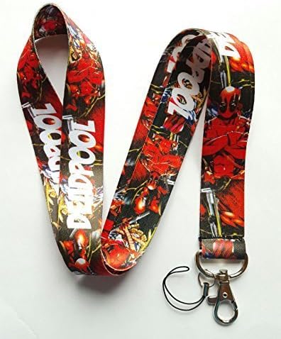 Marvel Deadpool Keychain ID Hold Lanyard