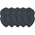 Acoustik Attak STEALTH XL Structured Guitar Pick - Large Beveled Guitar Picks, Unique Tone (10 Pack, Black)
