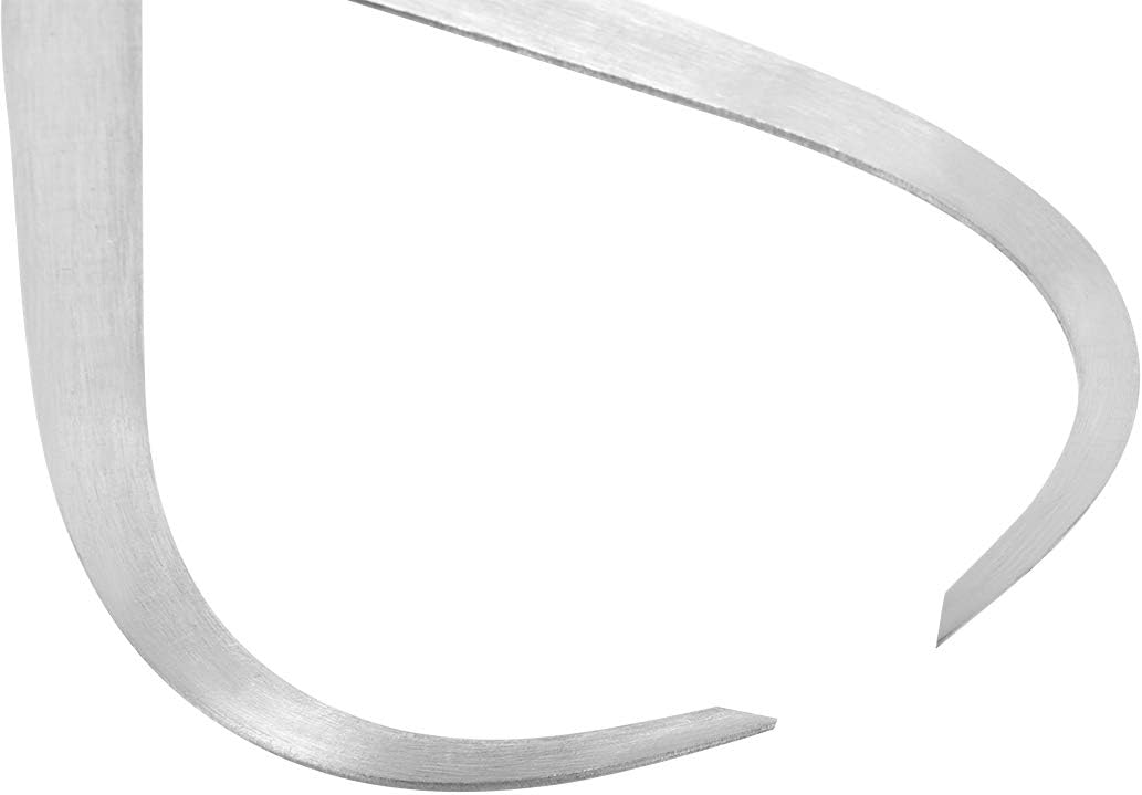 sourcing map 150mm 6-inch Inside Outside Caliper Stainless Steel Firm Friction Joint Measuring Tool 1 Pair - Image 5