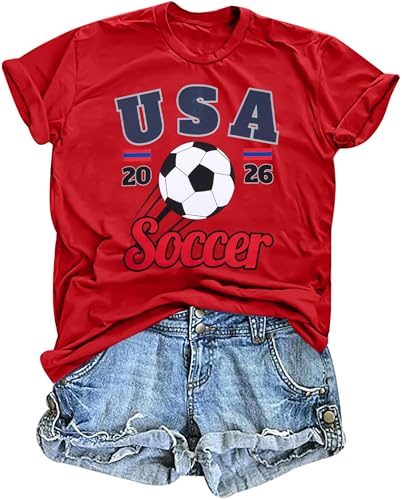 BANGELY Soccer Cup 2026 Shirt Women USA
