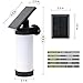 Elivern Solar Wall Lights, Led Flame Light, Waterproof Outdoor Dark Sensor Auto On/Off Solar Powered Light, Perfect Festival Decorative Light for Garden, Landscape, Patio and Driveway