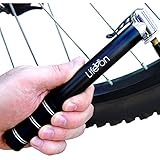 Mini Bicycle Tire Pump - Portable Micro Hand Inflator Pump For Your Bike - Best For Road, Mountain & BMX Bikes - Presta And Schrader Valve Compatible