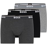 BOSS Men's Stretch Cotton Boxer Briefs 3 Pack