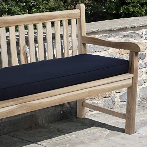 Sorra Home Sunbrella Corded Bench Cushion - Fade & Water Resistant, Outdoor & I…