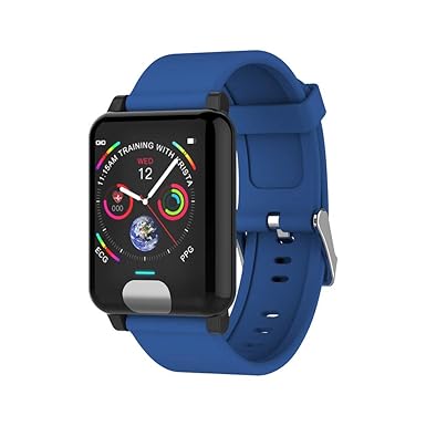 NIUQY Tragbarer Mode Personalisiert E04 ECG + PPG Smart Watch Armband Band Armband Pulsuhr Fitness Track Einstellbare klassis