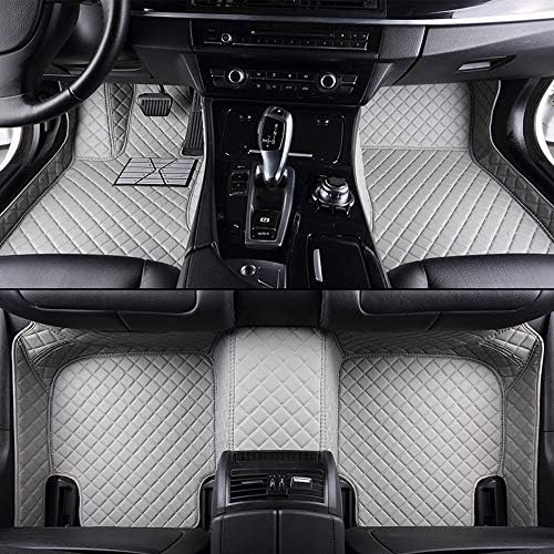 Ypopao Car Floor Mats Custom Fit Full Surrounded Mat All Weather Front and Rear Pads for Mercedes Benz CLS Class CLS400 CLS550 Sedan(Gray, 2007-2009)