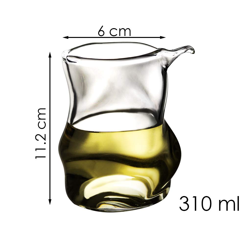 Jarra de cristal para servir café de 310 ml, jarra de leche ...