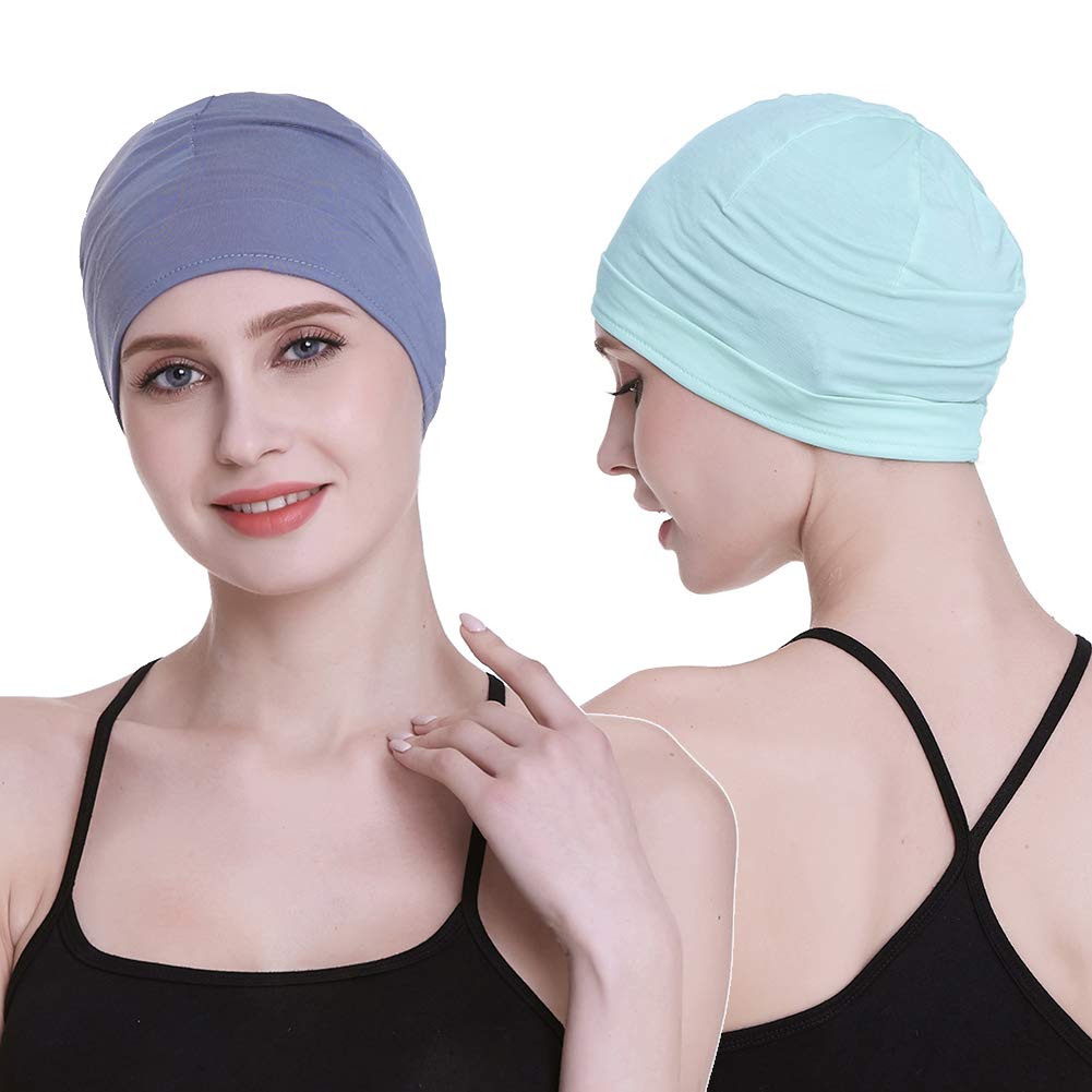 Bamboo Sleep Cap for Hair Loss Home 