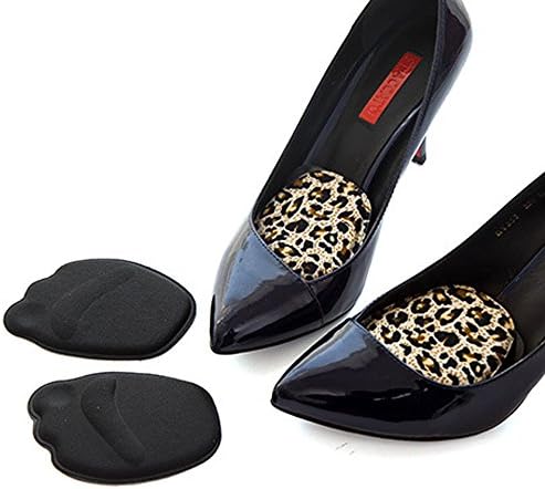 Ball of Foot Cushion - LIATEHAGE Women's Forefoot Support Pads for High Heels Black