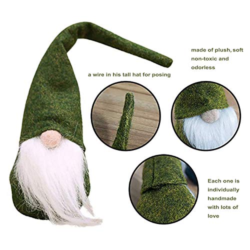 Easter Gnome Plush, 5PCS Handmade Birthday Gnome Swedish Tomte Gnome Elf Gnome Santa Home Ornaments Decoration Table Décor