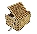 Sooye Moana Music Box- 18 Note Mechanism Antique Carved Music Box Crafts(Moana)