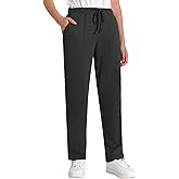 Weintee Women's Petite Knit Pants with Drawstring