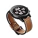 Kartice Compatible with Stratos Band,Huami Stratos Bands Genuine Leather Strap Replacement Buckle Strap Wrist Band for Stratos Multisport GPS Smartwatch (Brown)