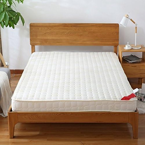 DYR Memory Foam Spring Mattress, Thicker Tatami Mattress Ultra Soft Fitted Mattress Pad Mattress Topper Home Apartment-White 120x200cm(47x79inch)