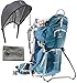 Deuter Kid Comfort 2 Arctic Denim Kid Carrier with Sun Roof and Rain Shield