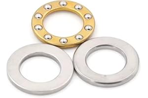 GUSIRUI F8-22M Thrust Ball Bearings 8mm x 22mm x 7mm Chrome Steel Single Direction 10pcs