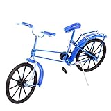uxcell® Metal Wire Handmade Road Bike Bicycle Model Gift Art Decoration Blue