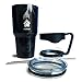 BEST Travel Coffee Mug Tumbler Set | Free gift Handle Straw Cleaning Brush | Large Travel Mug 30 oz. Double Wall Insulated for Hot or Cold Drinks by Alaska