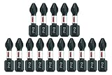 Bosch ITPH2115 15 Pc. Impact Tough 1 In. Phillips #2 Insert Bits