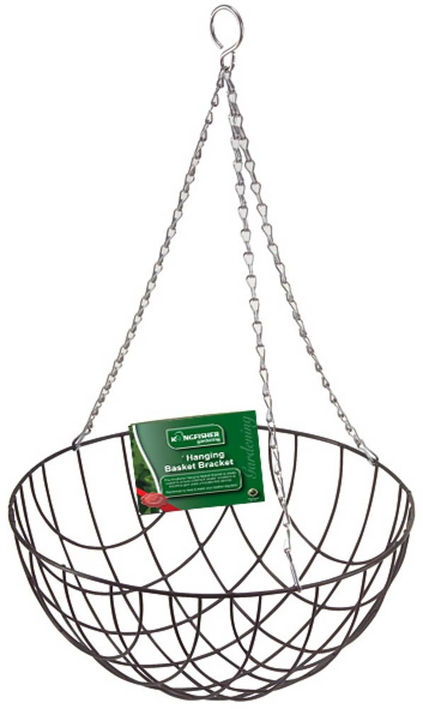 Green Hanging Basket 14"