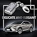Key Fob Cover with Glitter Liquid Quicksand,Flowing Bling Sparkle Key Fob Case Fit 4 Buttons Keyless Entry of Lexus 2013-Up RX is ES GS LS NX RS GX LX RC LC - Silver