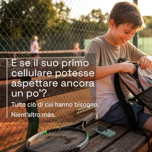 WILD COOL - Telefono base per disconnessione/primo uso, Menta