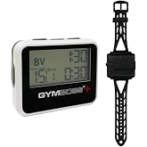 Gymboss Plus Interval Timer and Stopwatch and Gymboss Watchstrap - Bundle (White/Gray)