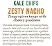 Rhythm Superfoods Kale Chips, Zesty Nacho, Organic and Non-GMO, 2.0 Oz (Pack of 4), Vegan/Gluten-Free Superfood Snacks