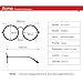 Pro Acme Women’s Double Circle Metal Wire Frame Oversized Round Sunglasses (Pink Mirrored Lens)