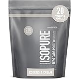 Isopure Zero Carb, Vitamin C and Zinc for Immune Support, 25g Protein, Keto Friendly Protein Powder, 100% Whey Protein Isolat
