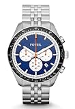 Fossil Edition Sport Blue Dial Stainless Steel Chrono Quartz Men's Watch CH2844