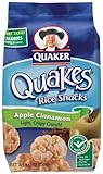 Quaker Popped Rice Snacks Apple Cinnamon 3.52 Oz (Pack of 4)