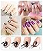 45PC Nail Art Glitter Powder Dust Tips Decoration by NYKKOLA