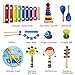 CACA Kids Musical Instrument Gift Set, ASTM Certified and FDA Approved Toddler Musical Toys, Kids Mini Band Musical Instruments Rhythm Xylophone Set for Percussion Toy