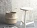 Natural Seagrass Belly Basket Panier Storage Plant Pot Collapsible Nursery Laundry Tote Bag with Handles (13