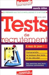Les  tests de recrutement