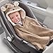 Summer Car Seat Coat and Poncho, Cuddly Bear