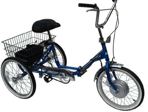 Worksman Adult Port-o-Trike Lightning Electric Tricycle