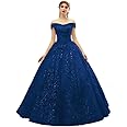 Asulla Lace Appliques Prom Homecoming Dress Off Shoulder Long Quinceanera Sweet 15 16 Party Dress