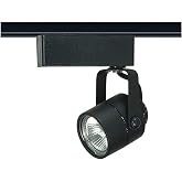 NUVO TH235 Mr16 Round Track Head, Black | Adjustable spotlight, Uses MR16 bulb, H-track compatible, 50W max, UL listed