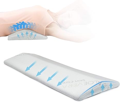 Upgraded Lumbar Pillow Bed Back Support Sleeping Pillow Easylife