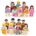 Minifigures Set - 36+13pcs Boys and Girls Mini Community People and Accessories 100% Compatible Building Bricks for Kids Party, to build More Fun