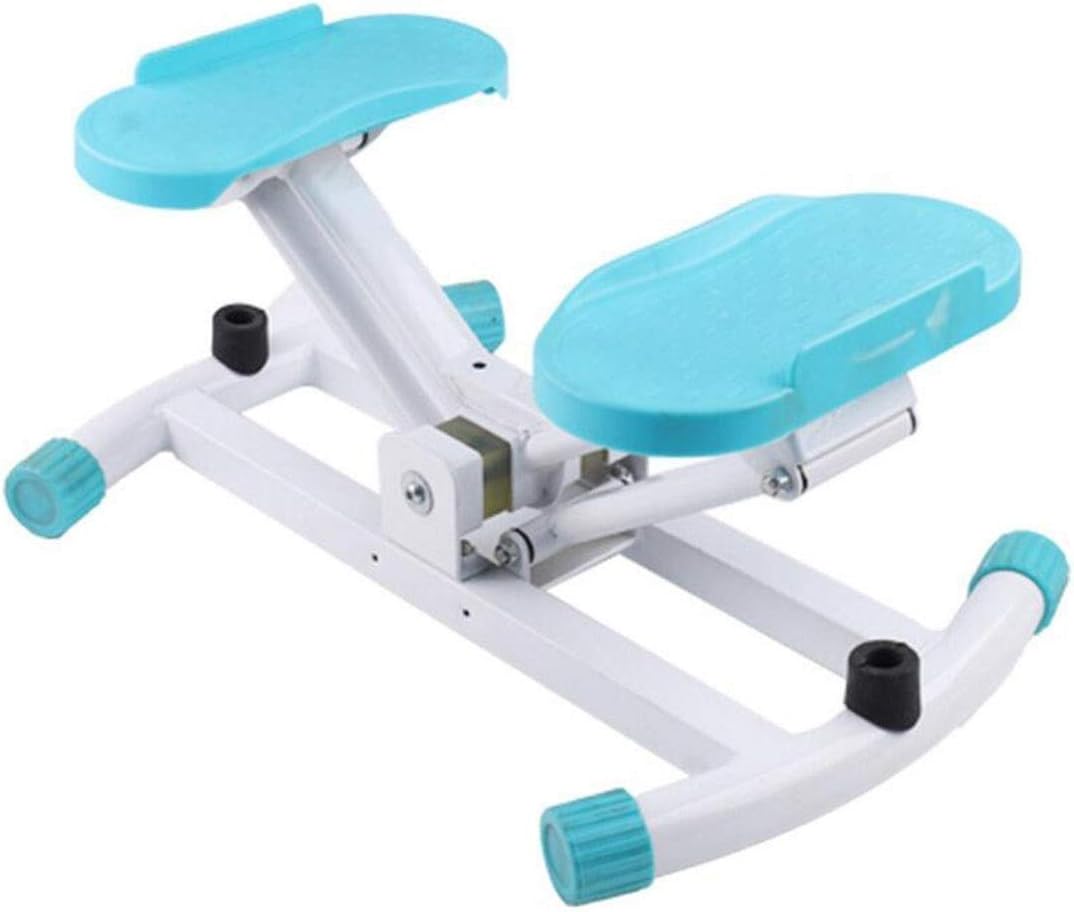 AMAZACER Stepper, mini stepper, sports stepper, leg, thigh, toner, conditioner, exercise, fitness, stair stepper (color: blue, size: one size)