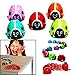 Dazzling Toys Flipping Wind-up Lady Bugs - 12 Pack - Bulk. Great for Parties and Favor Bags