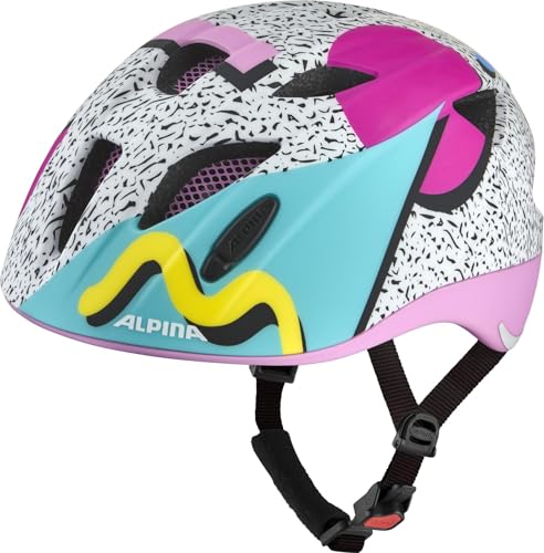 ALPINA XIMO Flash Kinderfahrradhelm, Retro, 47-51 cm